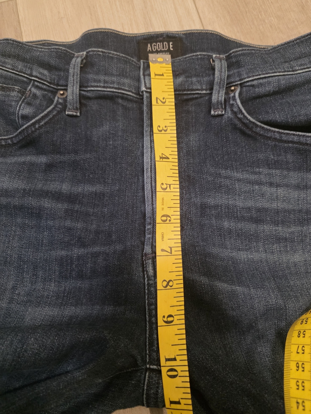 AGOLDE Camille Skinny Jeans Size 28 Dark Wash Stretch Denim Designer USA - Picture 8 of 14